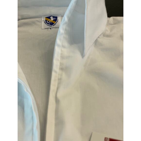 NWT Schneiders Cowgirl Royalty zip front long sleeve white show shirt L - Picture 9 of 10